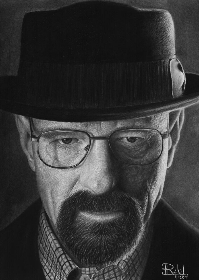 This Is My Pencil Drawing Of Heisenberg, Hope You Enjoy It