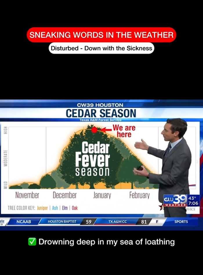 Challenge Accepted: Metal Band's Lyrics Get Snuck On Weather News Report By Meteorologist