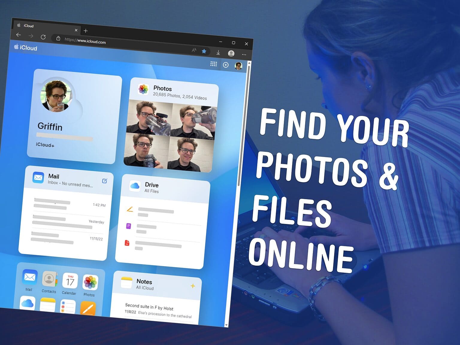 Find your photos and files online.