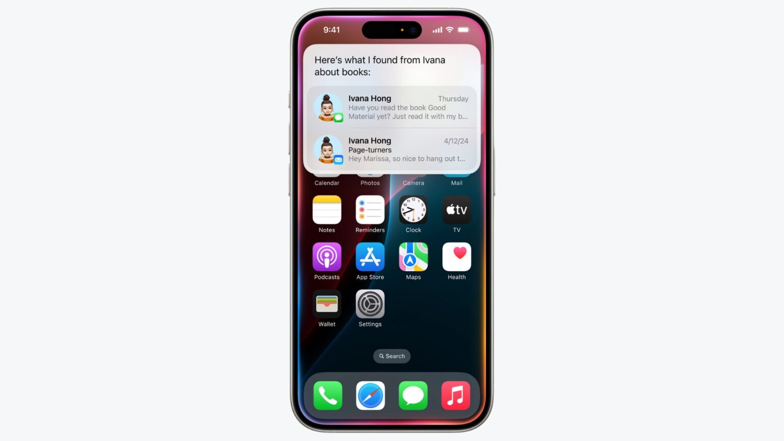 Upgraded Siri experience in iOS 18.