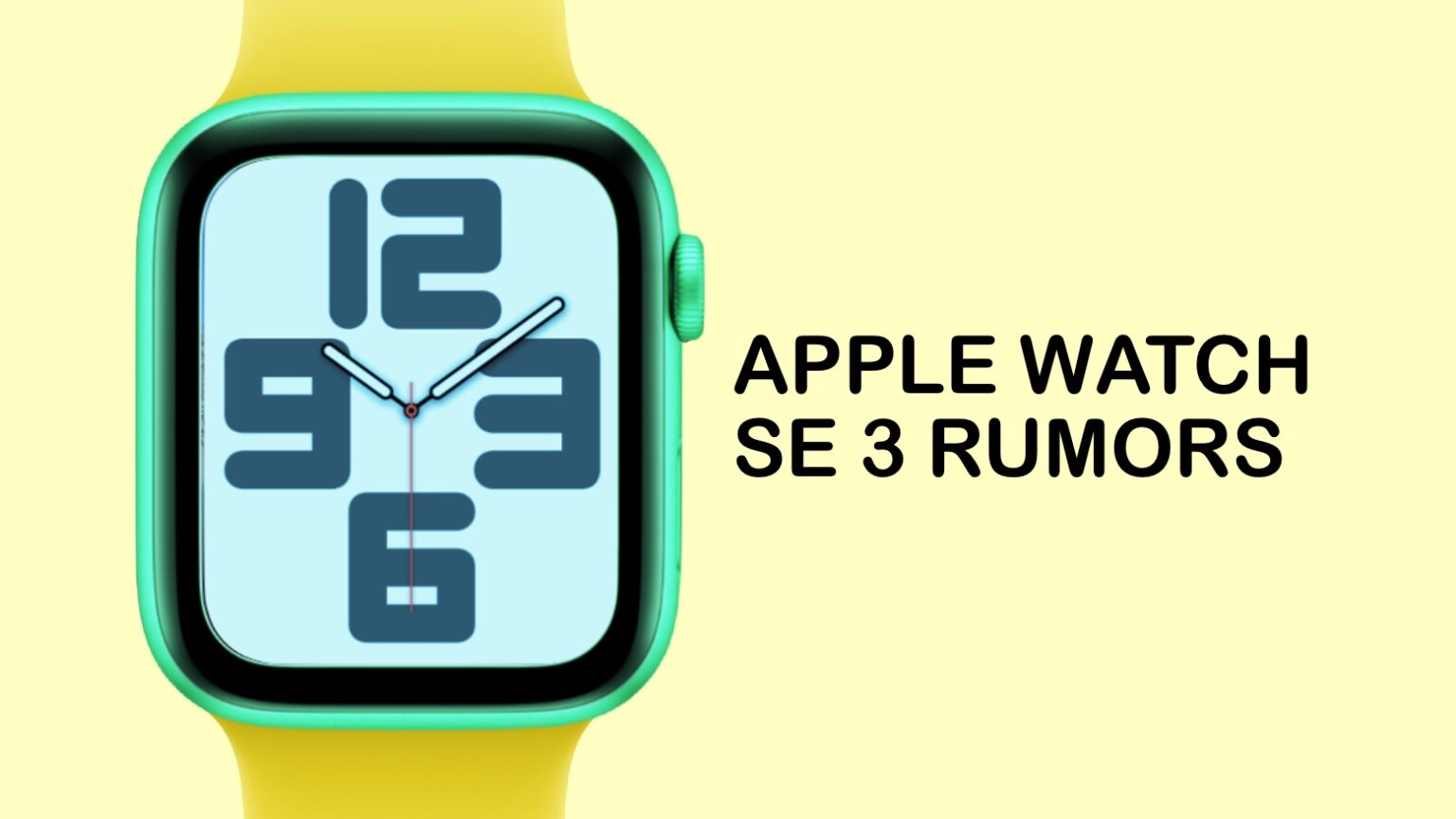 Apple Watch SE 3 rumors