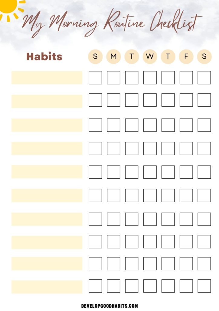 best daily routine for students | daily routine examples | daily routine time table chart