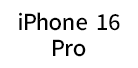 iPhone 16 pro