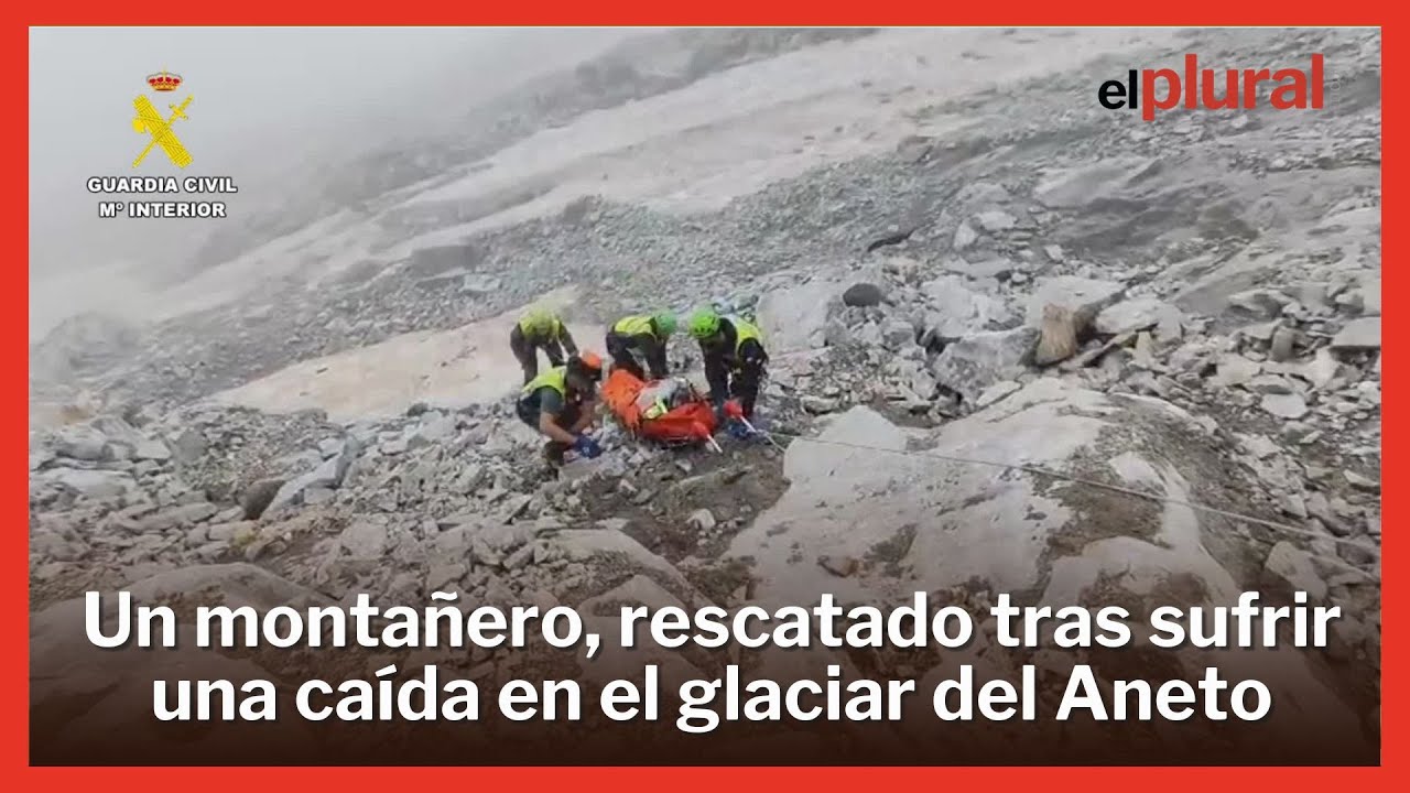 Rescatan a un montañero con traumatismo craneoencefálico tras sufrir una caída en el Aneto