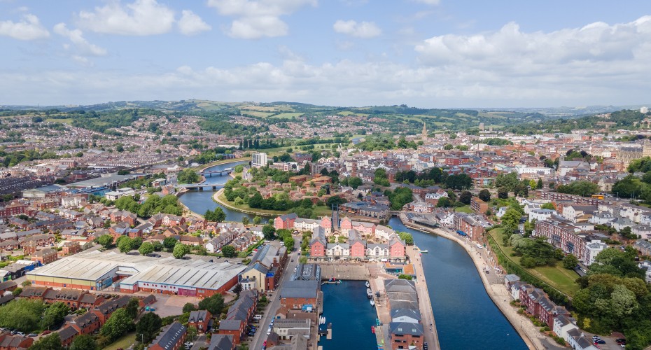 Quay aerial view