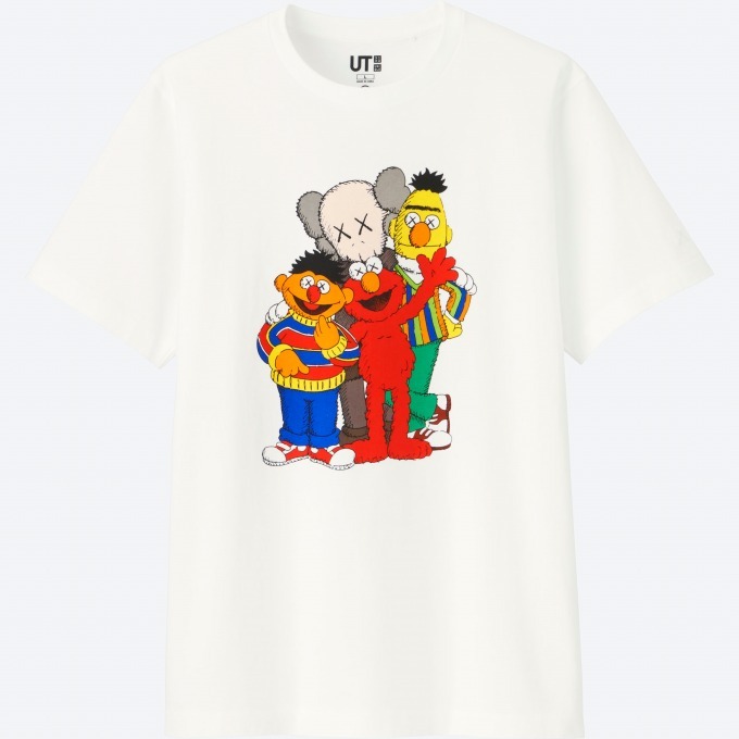 ユニクロ「UT」“セサミストリート”×現代アーティスト・カウズでユニセックスTシャツ