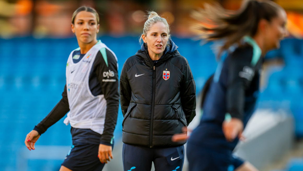 Gemma Grainger under trening på Ullevaal.