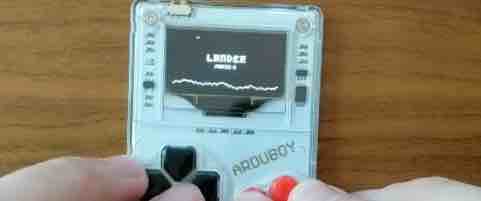 Screenshot of a video showing Lander