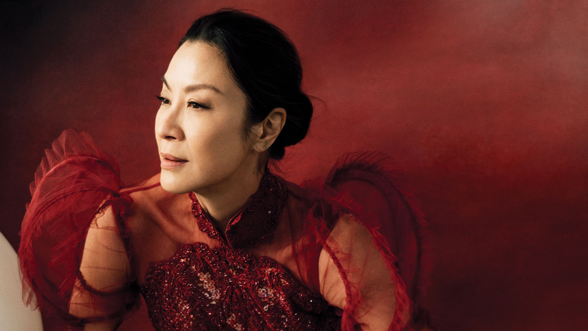 Michelle Yeoh was photographed by Jingna Zhang on Feb. 18 at Quixote Studios in Los Angeles.