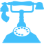 caribbean blue phone 50 icon