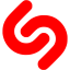 red shazam icon