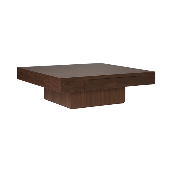 yʐ^zDe-foe SQUARE LOW TABLE Walnut