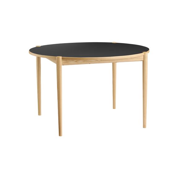 yʐ^zNOVA DINING TABLE ROUND 1200 Natural×Linoleum top