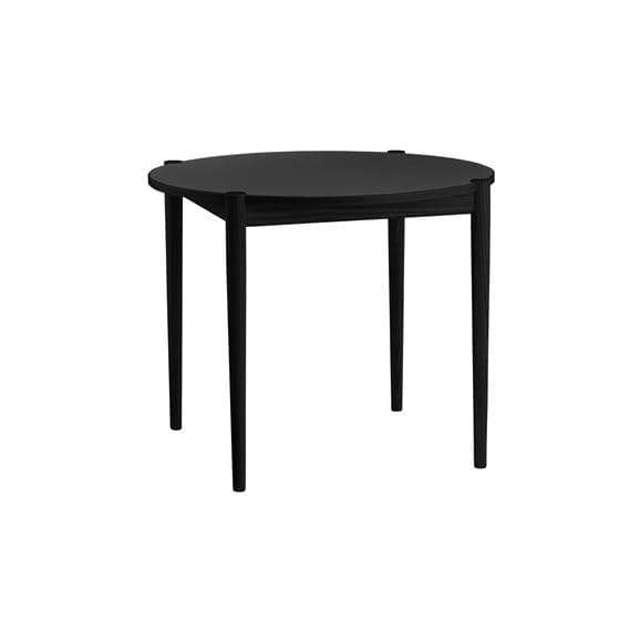 yʐ^zNOVA DINING TABLE ROUND 900 Black×Linoleum top