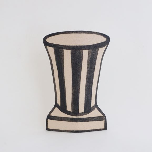 yʐ^zINI CERAMIQUE Striped Vase