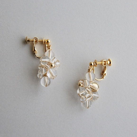 yʐ^zasumi bijoux asatsuyu earring crystal