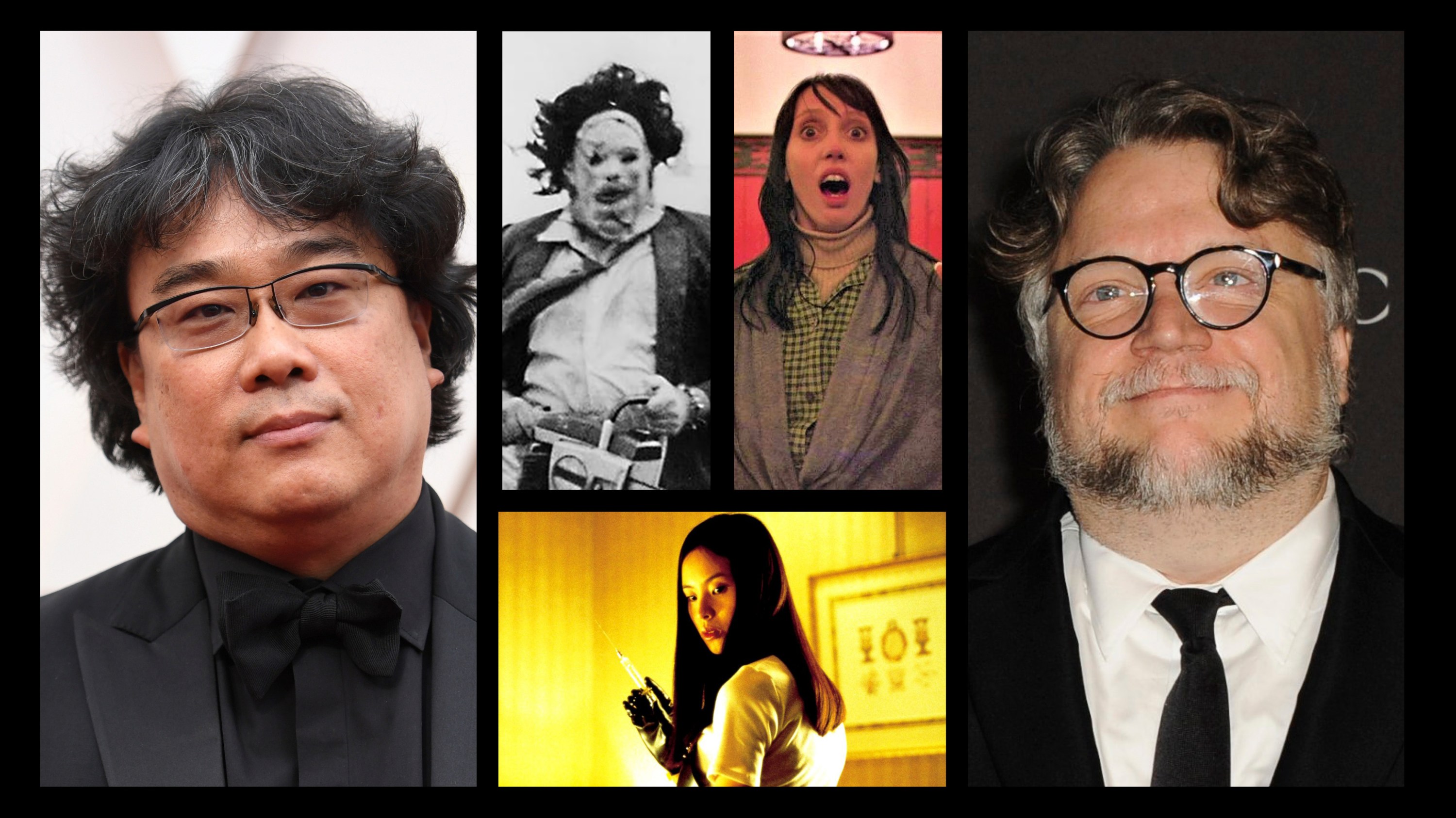 Bong Joon Ho, Guillermo del Toro, and favorite horror movies.