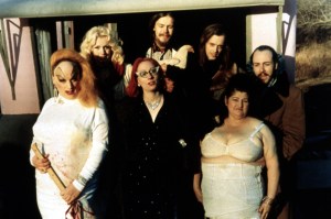 PINK FLAMINGOS, Divine, Mary Vivian Pearce, Mink Stole, Danny Mills, John Waters, Edith Massey, David Lochary, 1972