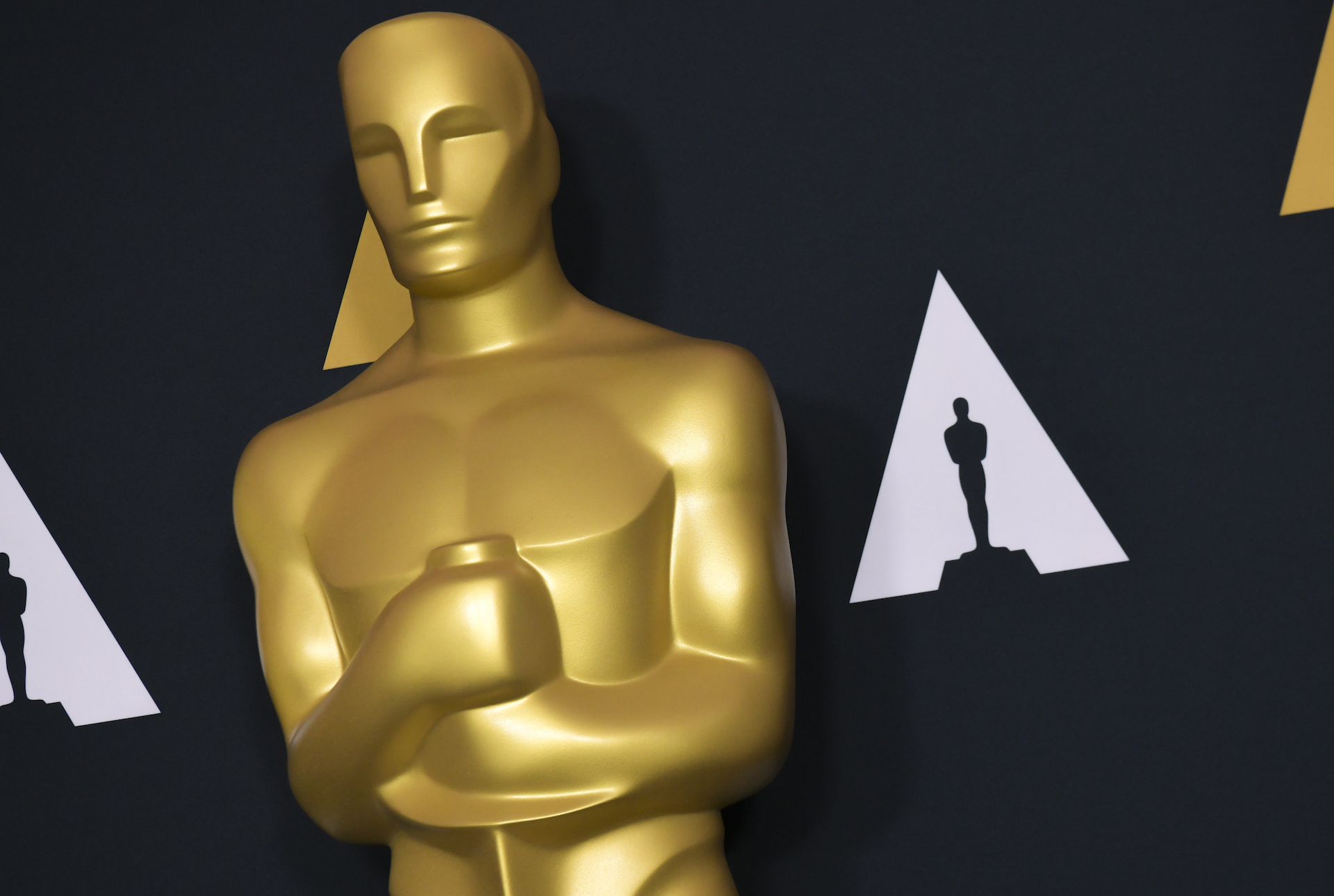 Oscar Statue on display at the 94th Oscars Week Events: Animated Feature Film at Samuel Goldwyn Theater on March 26, 2022 in Beverly Hills, California.