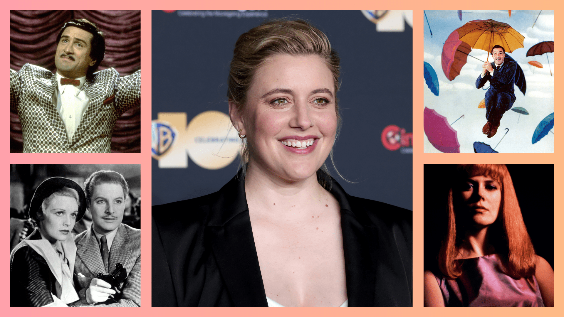 Greta Gerwig's Favorite Movies: "The 39 Steps," "The King of Comedy," "Singin' in the Rain," and "Flirting"