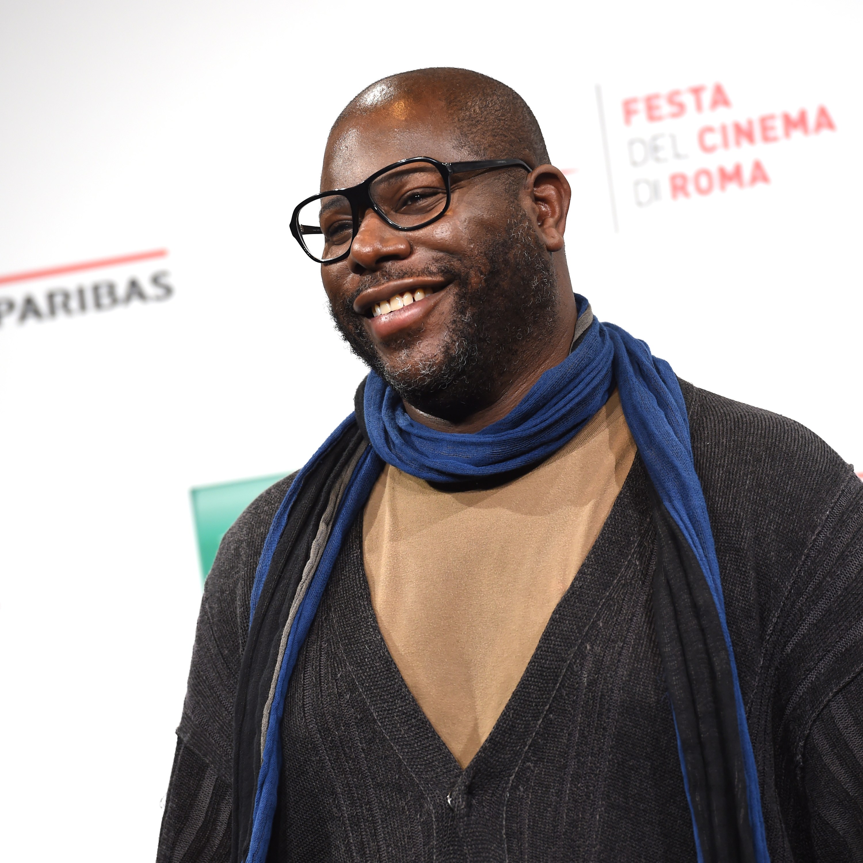 ROME, ITALY - OCTOBER 16:  Director Steve McQueen attends the photocall of the movie "Small Axe - Ep. Red White and Blue" during the 15th Rome Film Festival on October 16, 2020 in Rome, Italy. (Photo by Stefania M. D'Alessandro/Getty Images for RFF)