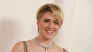 Greta Gerwig at the 96th Annual Oscars held at Ovation Hollywood on March 10, 2024 in Los Angeles, California.