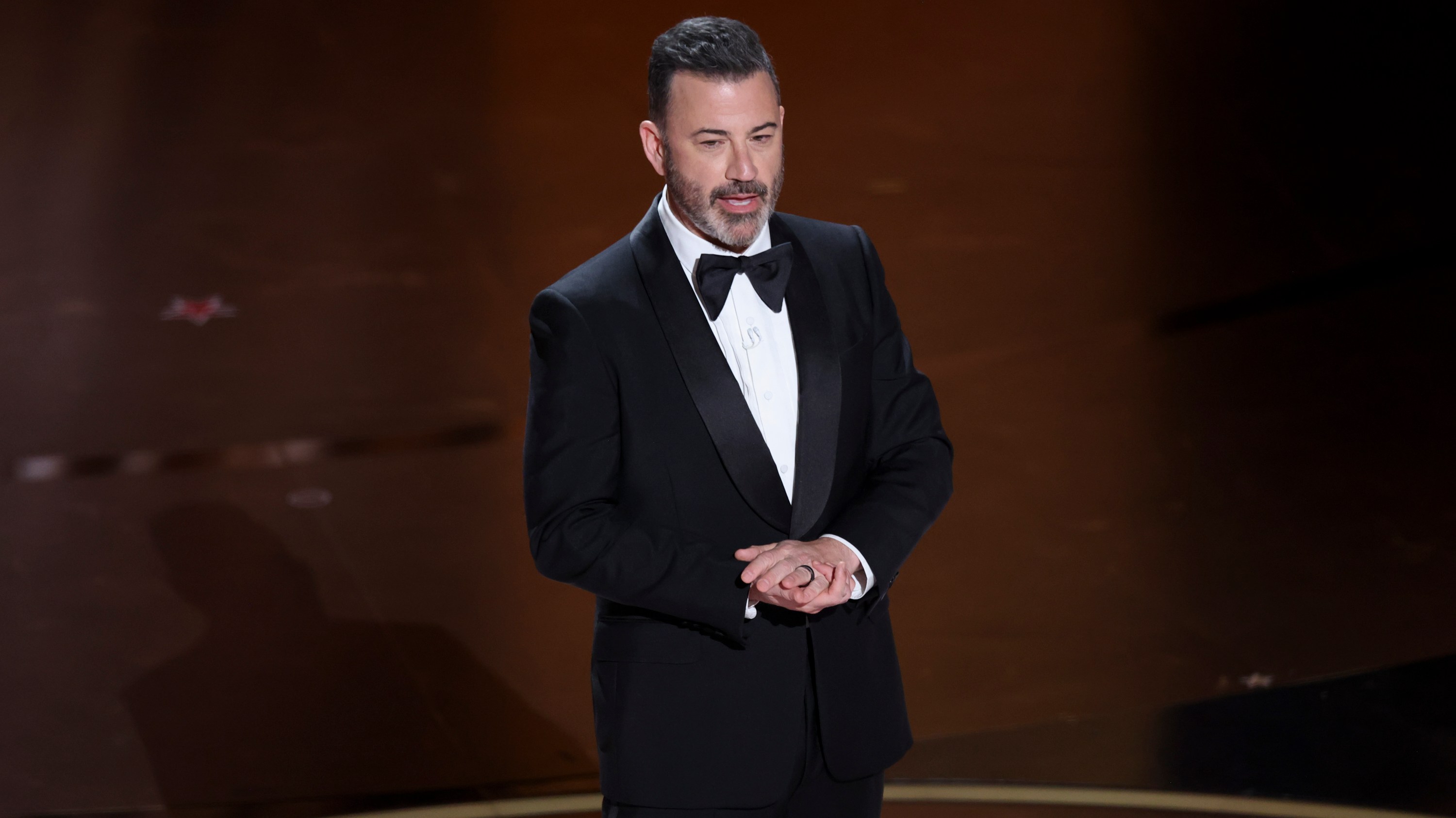 Jimmy Kimmel at the 96th Annual Oscars held at Dolby Theatre on March 10, 2024 in Los Angeles, California.