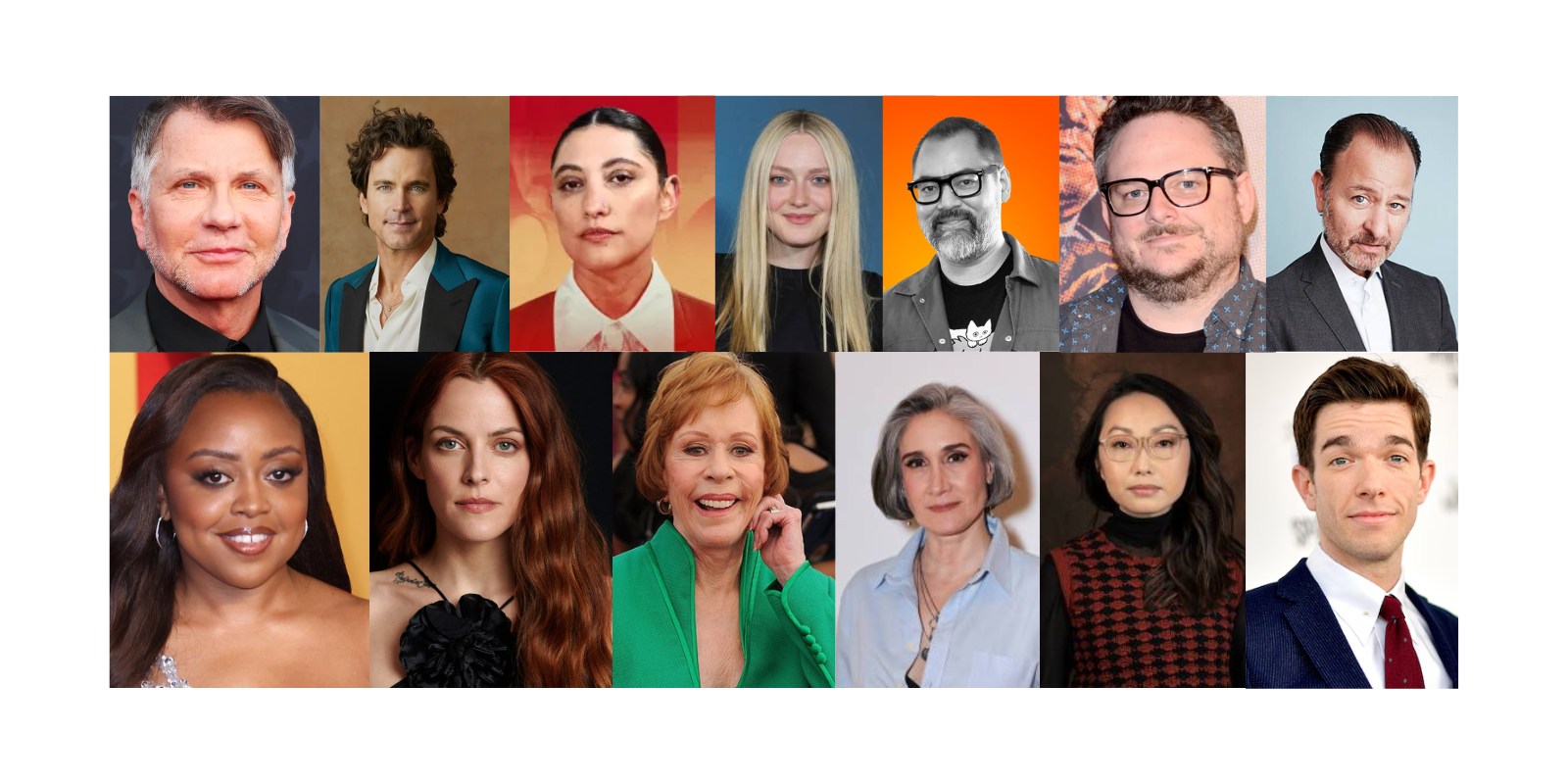 IndieWire honorees Matt Bomer and Ron Nyswaner, Francesca Sloane, Dakota Fanning, Bryan Lee O'Malley and BenDavid Grabinski, Fisher Stevens, Quinta Brunson, Riley Keough, Carol Burnett, Issa Lopez, Lulu Wang, and John Mulaney