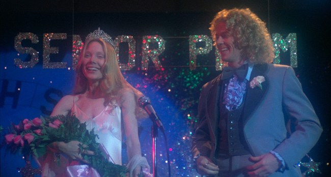 CARRIE, from left: Sissy Spacek, William Katt, 1976