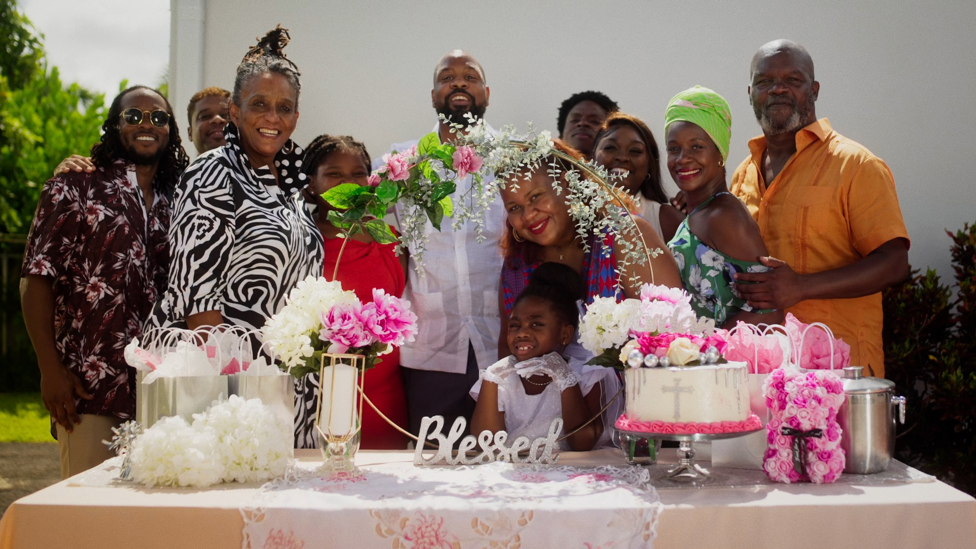 A Haitian-American communion party depicted in the film 'Mountains,' by Monica Sorelle