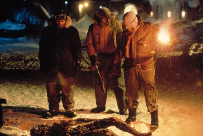 THE THING, Thomas Waites, T.K. Carter, Kurt Russell, 1982. (c) Universal Pictures/ Courtesy: Everett Collection.