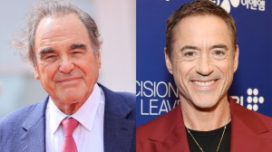 Oliver Stone, Robert Downey Jr.