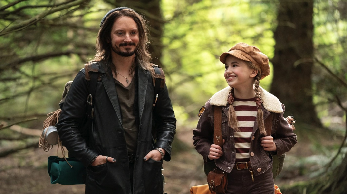 (Left to right): Elijah Wood and Nell Fisher in 'Bookworm'