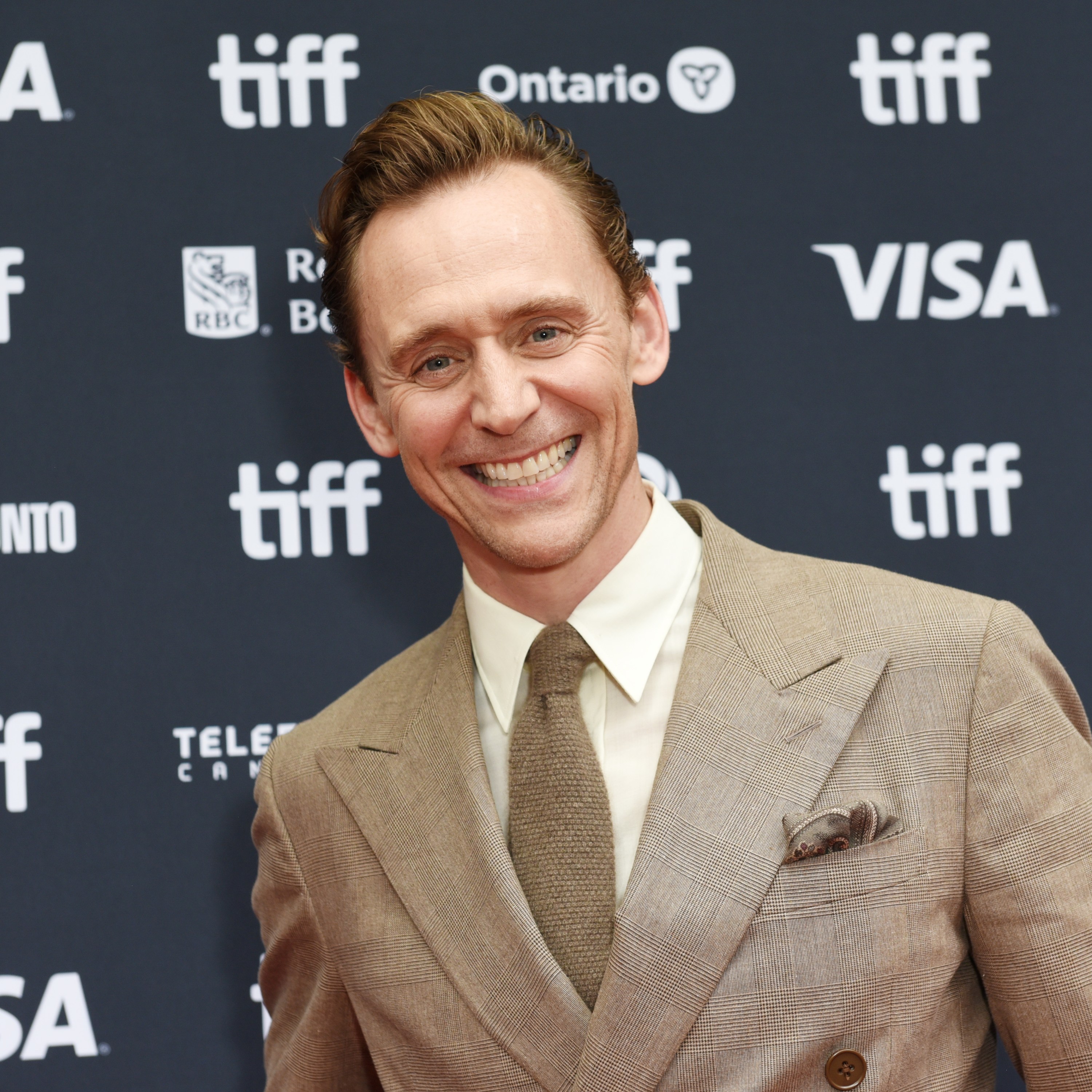 TORONTO, ONTARIO - SEPTEMBER 06: Tom Hiddleston attends the premiere of 'The Life of Chuck' during the 2024 Toronto International Film Festival at Princess of Wales Theatre on September 06, 2024 in Toronto, Ontario. (Photo by Olivia Wong/Getty Images)