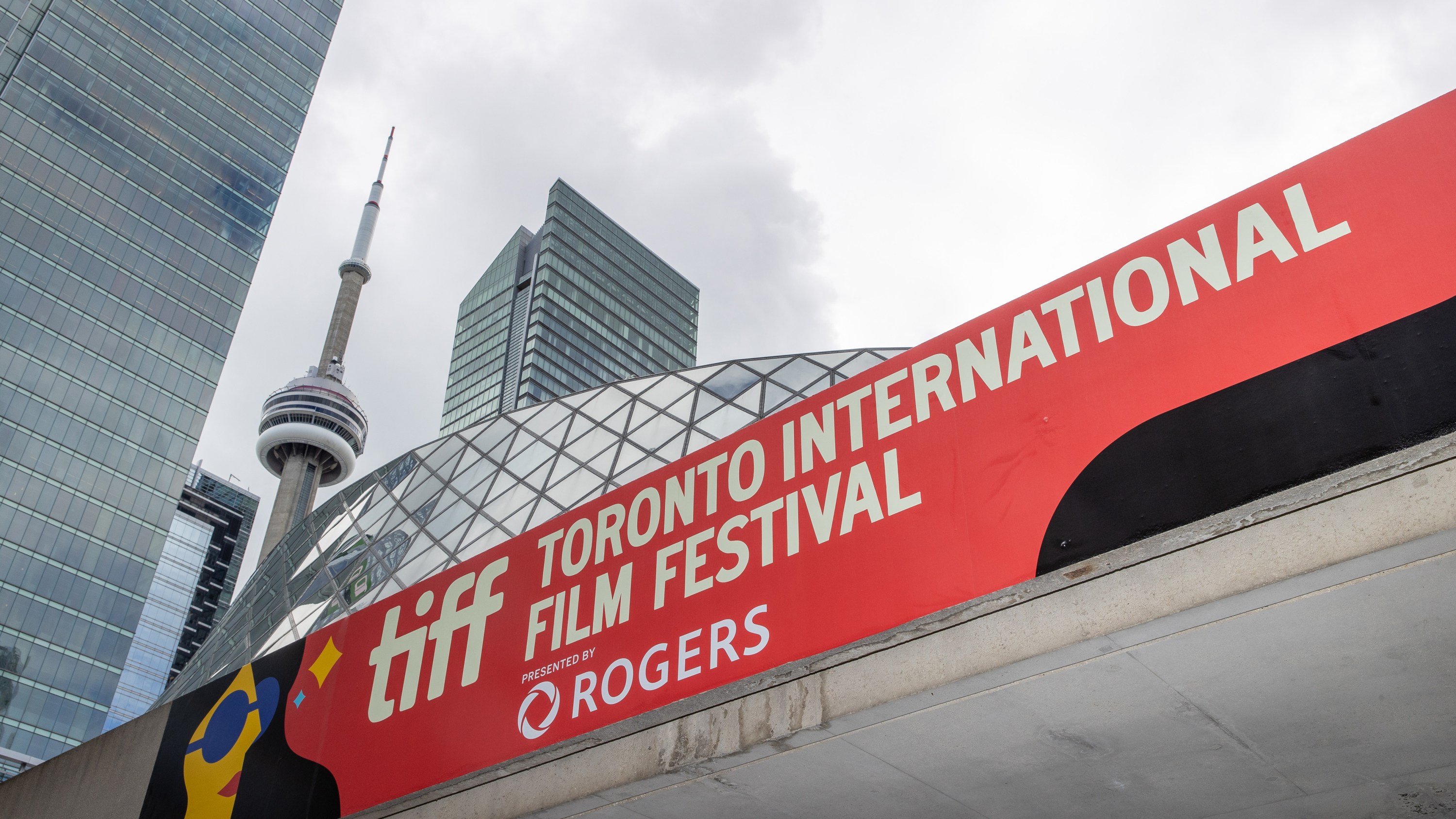 TORONTO, ONTARIO - SEPTEMBER 07: General view of TIFF signage during the Toronto International Film Festival on September 07, 2024 in Toronto, Ontario. (Photo by Mat Hayward/Getty Images)