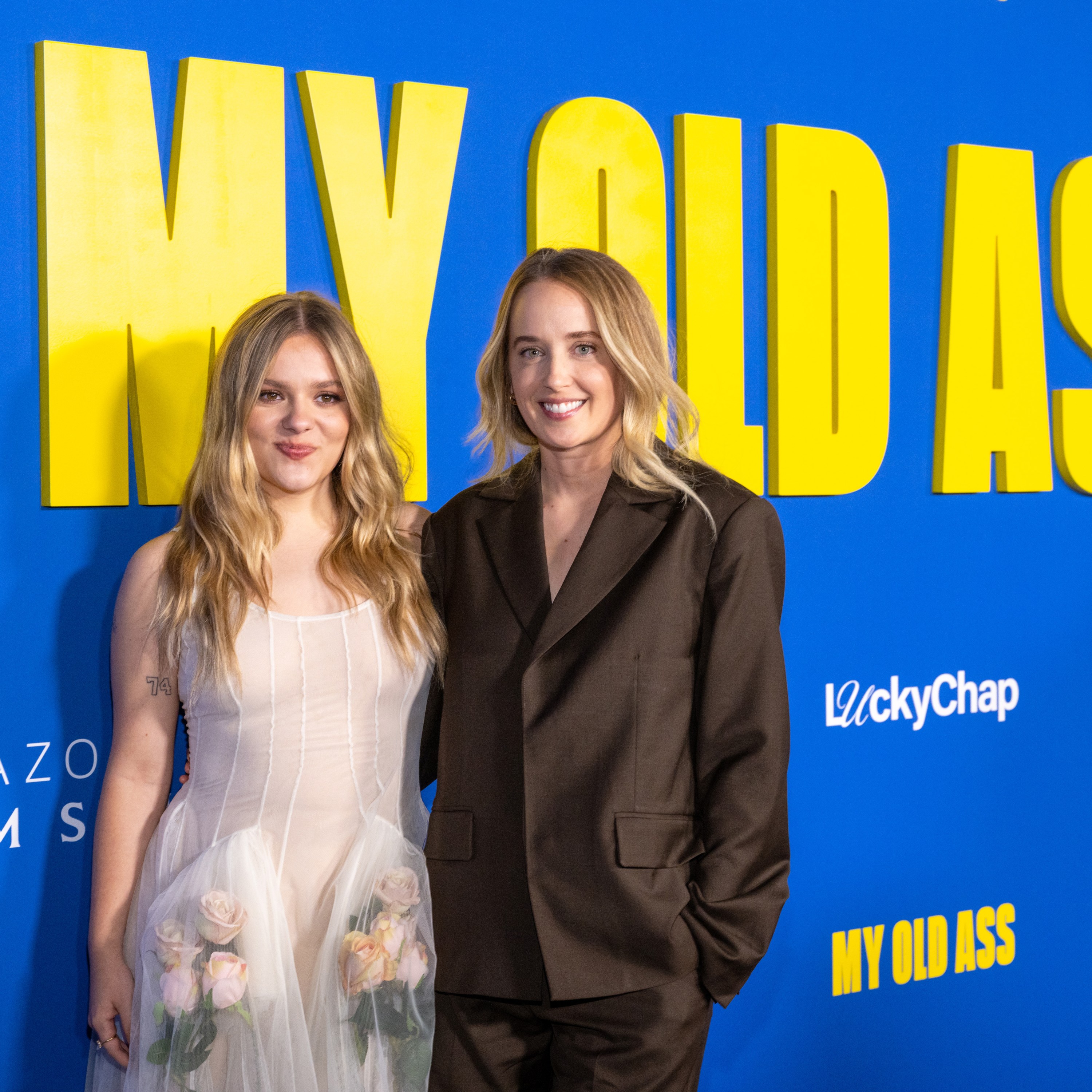 BEVERLY HILLS, CALIFORNIA - SEPTEMBER 09: Actress Maisy Stella (L) and writer / director / producer Megan Park attend the Los Angeles Special Screening of Amazon MGM Studios' 'My Old Ass' at TreePeople on September 09, 2024 in Beverly Hills, California. (Photo by Amanda Edwards/Getty Images)