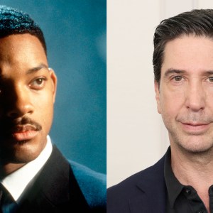 Will Smith in 'Men in Black,' David Schwimmer