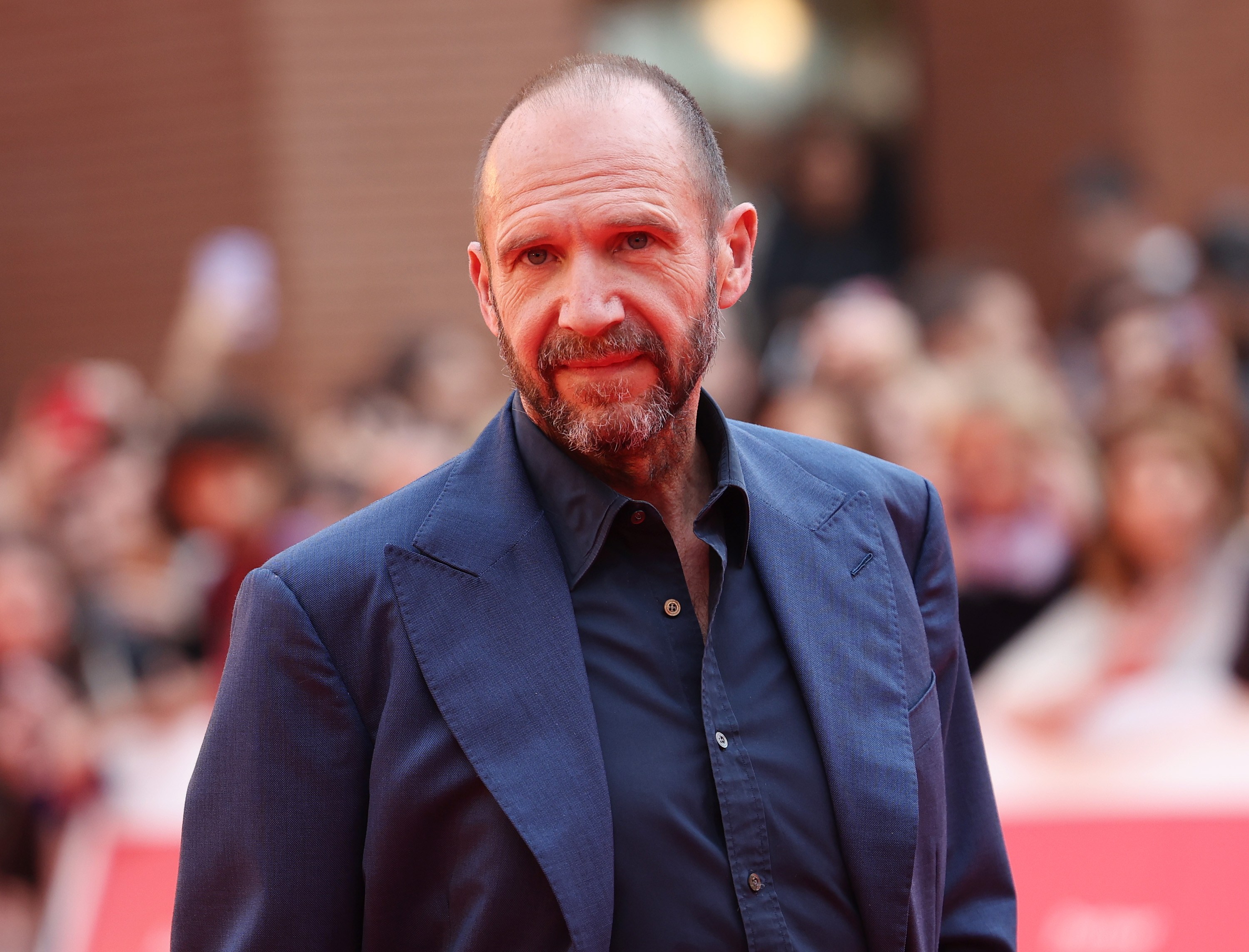 ROME, ITALY - OCTOBER 19: Ralph Fiennes attends the 'The Return' red carpet during the 19th Rome Film Festival at Auditorium Parco Della Musica on October 19, 2024 in Rome, Italy. (Photo by Vittorio Zunino Celotto/Getty Images)