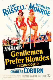 Gentlemen Prefer Blondes (1953) film poster.jpg