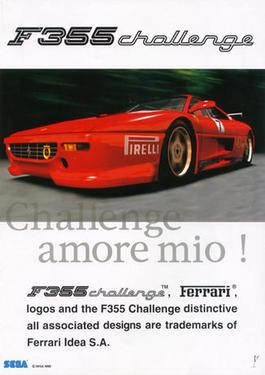 F355 arcade flyer