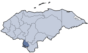 Location of Valle department