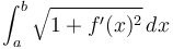  \int_a^b \sqrt{1+f'(x)^2} \, dx