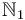 \mathbb{N}_1