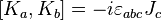 \left[K_a ,K_b\right] = -i\varepsilon_{abc}J_c