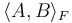 \langle A,B \rangle_F