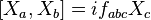 \left[X_a,X_b\right] = i f_{abc}X_c