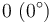 0 \ (0^\circ)