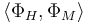 \langle\Phi_{H},\Phi_{M}\rangle