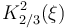 K_{2/3}^2(\xi) 