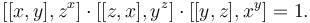 [[x,y],z^x]\cdot [[z,x],y^z]\cdot [[y,z],x^y]=1.